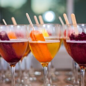 Colorful Drinks at End of Summer Bay Bash